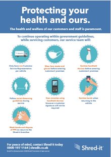 Shred-it’s COVID-19 service process | Shred-it UK